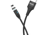 Кабель hoco U76 Fresh magnetic USB 2.0 - Lightning 1.2м, 2.4 A Чёрный 0