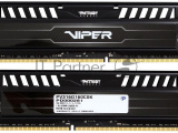 Оперативная память Patriot Viper 3, DDR3, 16GB (2x8 GB), 1600 MHz, CL10, DIMM, радиатор, черный 1