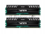 Оперативная память Patriot Viper 3, DDR3, 16GB (2x8 GB), 1600 MHz, CL10, DIMM, радиатор, черный 3
