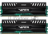 Оперативная память Patriot Viper 3, DDR3, 16GB (2x8 GB), 1600 MHz, CL9, DIMM, радиатор, черный 0