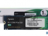 Накопитель SSD Apacer AS2280P4U, 1Tb, M.2 2280, PCIe 3.0 x4, NVMe, R/W 3500/3000 0