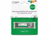 Накопитель SSD CBR, 256Gb, M.2 2280, PCIe 3.0 x4, NVMe, R/W 2000/1300 0