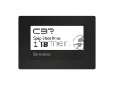 Накопитель SSD CBR Base, 1024 Гб, SATA III, 2.5", R/W 550/500 Мбайт/сек 1