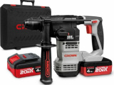Перфоратор CROWN CT28001HX-4 BMC (2 Акк*4Ач + ЗУ) 1