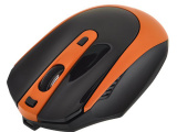Мышь беспроводная A4Tech G11-580FX-3 Черный/оранжевый 0
