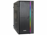 Корпус Minitower ExeGate mEVO-9301 Black-RGB light, ATX, <600NPX>, 2*USB+1*USB3.0, HD Audio 1