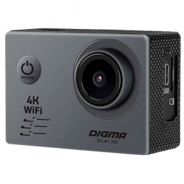 Экшн-камера Digma DiCam 300 серый