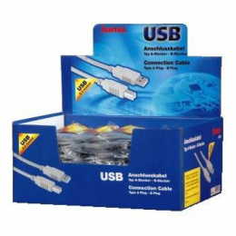 Кабель Hama H-34694 USB 2.0 A-B (m-m) 1.5