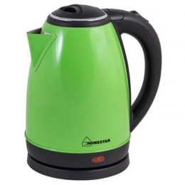 Чайник электрический HOMESTAR HS-1010 нерж зеленый