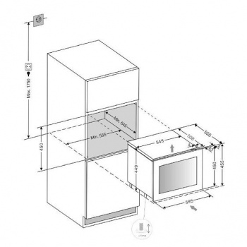 Винный шкаф PANDO PVMAVP 45-16CRR W