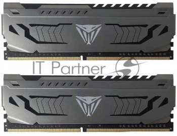 Оперативная память Patriot Viper Steel, DDR4, 32GB (2x16GB), 3600MHz, CL18, DIMM, радиатор, черный
