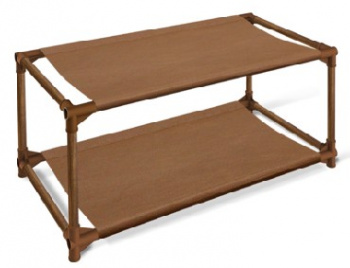 Обувница SHEFFILTON Полка для обуви SHT-SR4-P коричн/венге мат/коричн