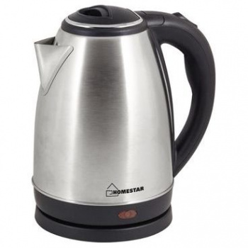 Чайник электрический HOMESTAR HS-1010A стальной (003582)