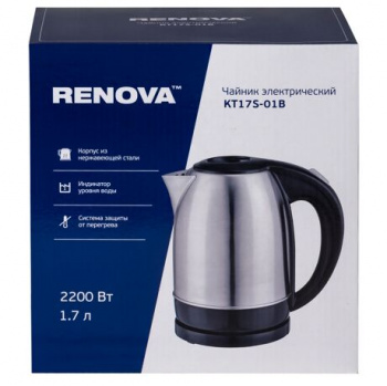 Чайник электрический Renova KT17S-01B