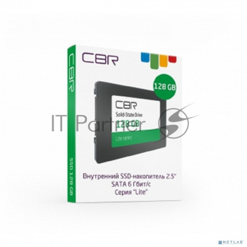 Накопитель SSD CBR Lite, 128Gb, 2.5", SATA III, R/W 550/520