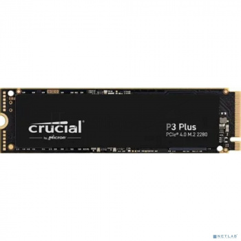 Накопитель SSD Crucial P3+, 500Gb, PCIe 4.0 x4, M.2 2280, NVMe, R/W 4700/1900