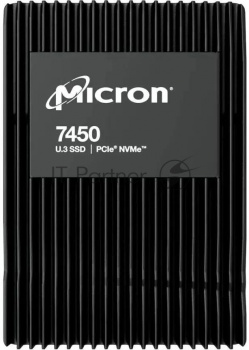 Накопитель SSD Micron 7450 Pro, 3840Gb, 2.5", U.3, PCIe 4.0 x4, NVMe, R/W 6800/5300