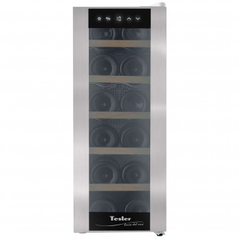 Винный шкаф TESLER WCV-125 Silver