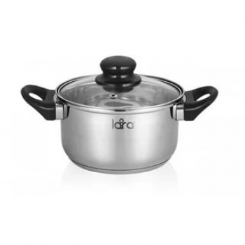 Кастрюля LARA LR02-304 BASIC 6,1л