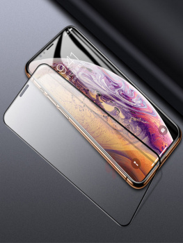 Защитное стекло Bingo 10D Full Glue Premium iPhone X/XS/11 Pro Чёрный