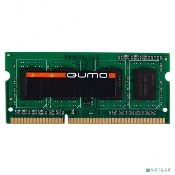 Оперативная память QUMO, DDR3, 4GB (1x4GB), 1333MHz, CL9, SO-DIMM