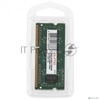 Оперативная память QUMO, DDR3, 4GB (1x4GB), 1600MHz, CL11, SO-DIMM