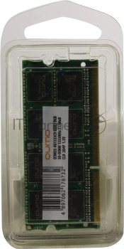 Оперативная память QUMO, DDR3, 8GB (1x8GB), 1333MHz, CL9, SO-DIMM