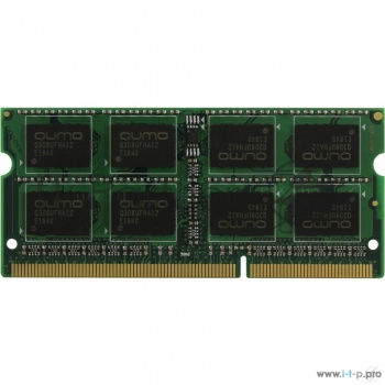 Оперативная память QUMO, DDR3, 8GB (1x8GB), 1600MHz, CL11, SO-DIMM