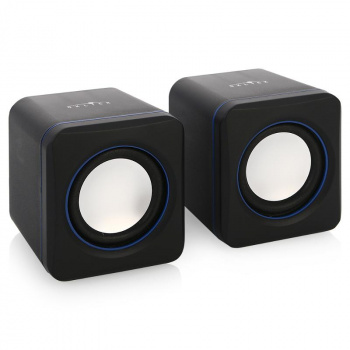 Акустика 2.0 Oklick OK-301 2.5Вт. Черный/красный