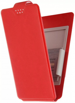 Чехол для смартфона Smarterra Flip slideUp  STICKER L  5.5" Красный