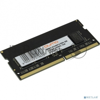 Оперативная память QUMO, DDR4, 8GB (1x8GB), 2400MHz, CL16, SO-DIMM