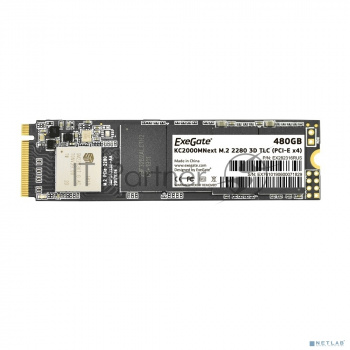 Накопитель SSD ExeGate Next KC2000TP480, 480Gb, M.2 2280, PCIe 3.0 x4, NVMe, R/W 1500/1100