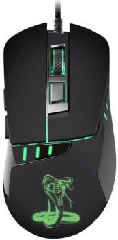 Мышь проводная  Oklick 865G Snake черный