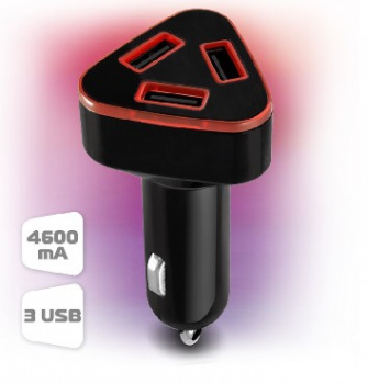 Зарядное устройство от прикуривателя 12-24в GINZZU GINZZU GA-4324UB