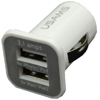 Зарядное устройство от прикуривателя 12-24в INTEGO INTEGO С-23 белый