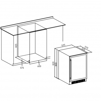 Винный шкаф ZUGEL ZCWI460DB