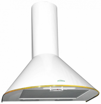 Вытяжка Elikor Эпсилон 50П белый/золото