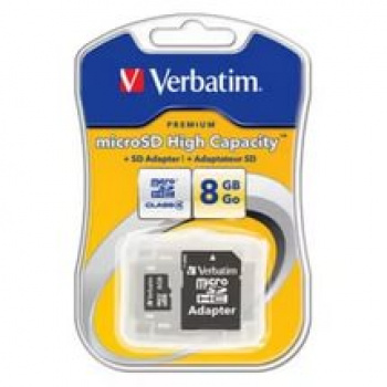 Карта памяти Verbatim micro SDHC 8Gb Class 4