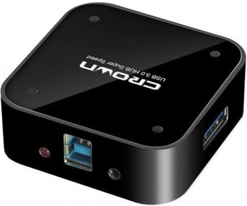 USB Хаб Crown CMU 3- 04 (black) USB 3.0