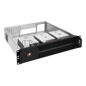Серверный корпус ExeGate Pro 2U550-04 (RM 19", высота 2U, глубина 550, без БП, 2*USB)