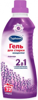 Средство для стирки Тайфун 392616 Гель для стирки 2 в 1 "Лаванда"