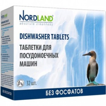 Таблетки для посудомоечных машин  Nordland 810605 32шт