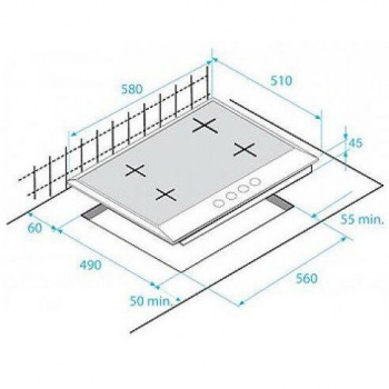 Поверхность Beko HIAG 64225 SB