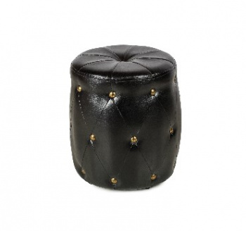 Пуф VENTAL ПФ-6 черный (круглый)