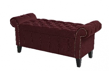 Банкетка VENTAL Торрокс бордовый