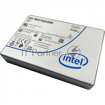 Накопитель SSD Intel D7-P5520, 3.84Tb, 2.5", PCIe 4.0 x4, NVMe, U.2, R/W 7100/4200
