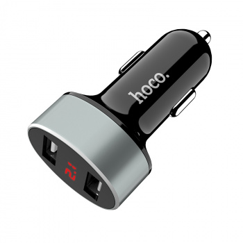 Зарядное устройство от прикуривателя 12-24в Hoco Z26 2USB 2.1A