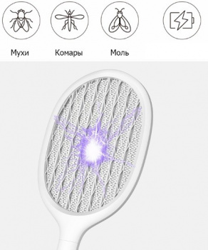 Экосистема Xiaomi Мухобойка электрическая Solove Electric Swatter P1 Серебристый