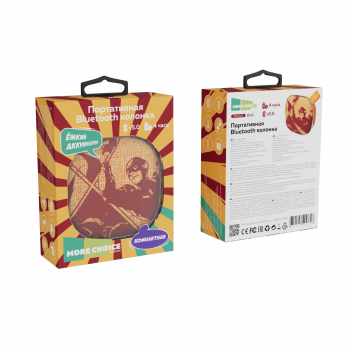 Портативная колонка More Choice BS12 оранжевый