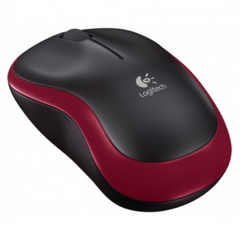 Мышь беспроводная Logitech M-185 Красный